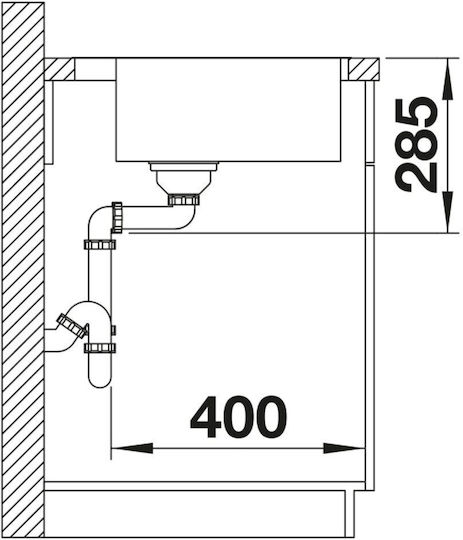 Blanco 250127 Υποκαθήμενος Inox Brushed με Μπαταρία Μ44xΠ50cm Γκρι Blanco 250127 Υποκαθήμενος Inox Brushed με Μπαταρία Μ44xΠ50cm Γκρι