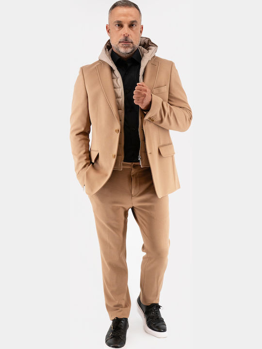 Herrenanzugsjacke Beige
