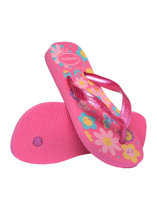 Șlapi Pentru Copii Roz Flores Top