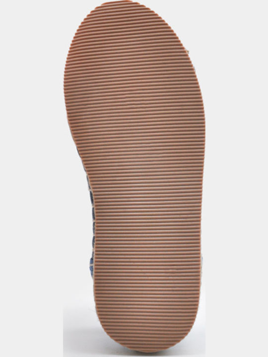 Kinder Espadrilles mit Schnürsenkeln Blau