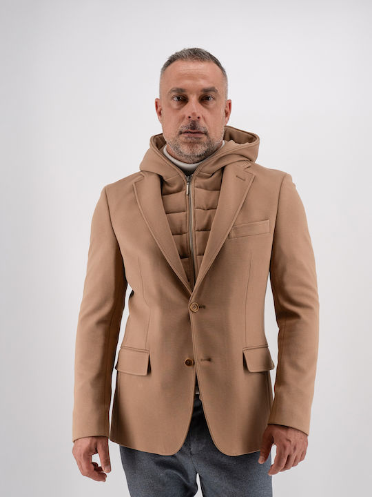 Herrenanzugsjacke Beige