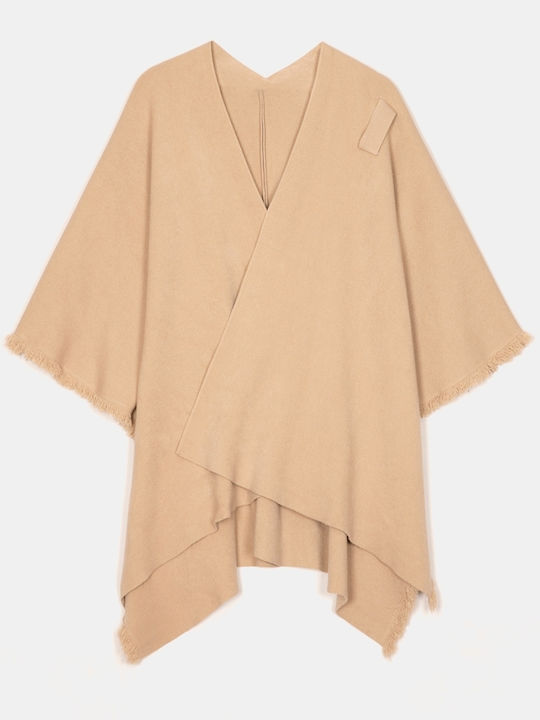 Damenmäntel Übergroß Kroosi Beige Größe One Size Beige