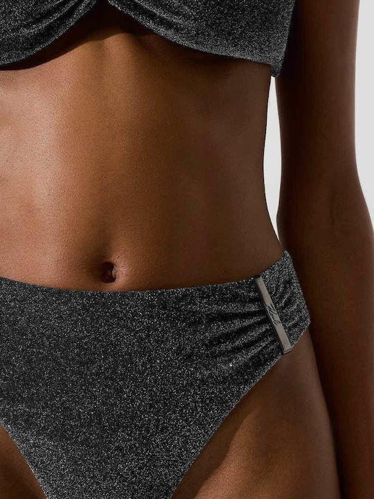 Bikini Slip Black Lurex B1W46015-919