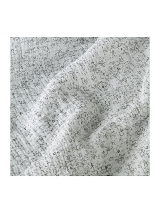 Kentia Evanthia Decke Mousseline Moné 160x240cm Hellblaue