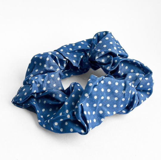 Avizar Classic Sweet Cotton Hair Retro Chic Polka Dot Navy Blue Navy Blue