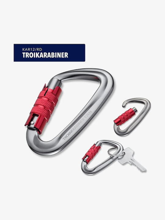 Troika Carabinier Cârlig din Aluminiu Kar12/rd