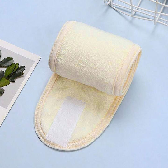 Avizar Bentite Pentru Păr Spa Banner În Microfibră Textură De Bumbac Bej