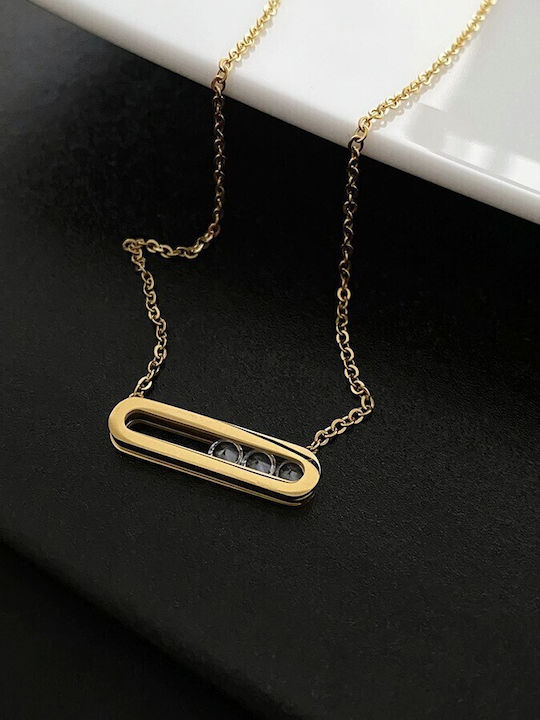 Eluna Necklace with Zircon