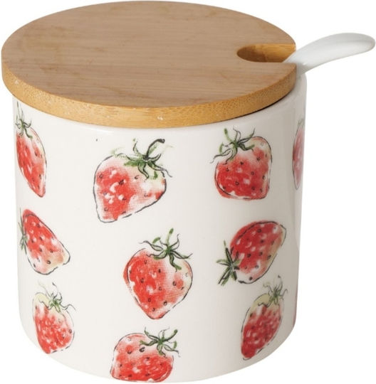 Boltze Set Of Red Bamboo Lunch Boxes 7.5x8cm 2 Pieces