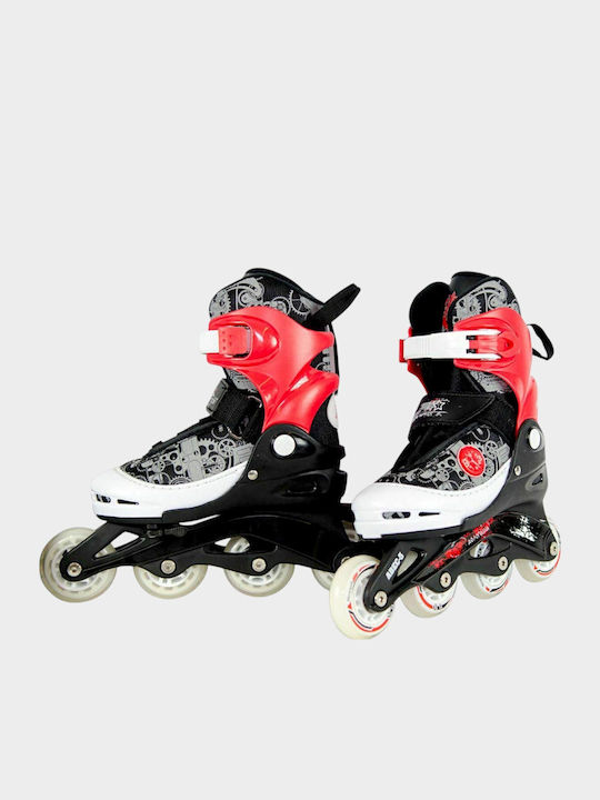 3K Medical Line S.A. Inline Αυξομειούμενα Rollers Κόκκινα Παιδικά