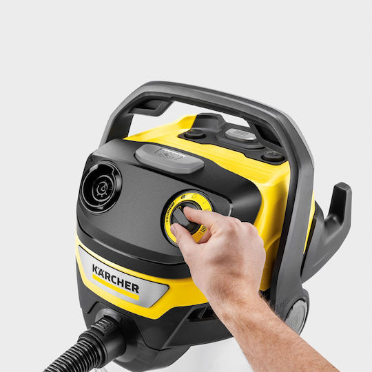 Karcher WD 5 Прахосмукачка за Мокро/Сухо Почистване 1200W с Пластмасов Контейнер 25л