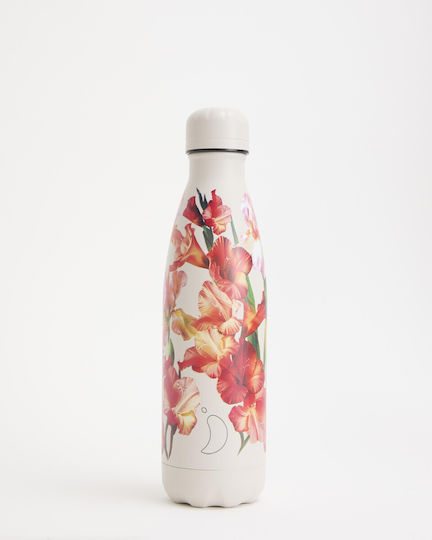 Chilly's Floral Series Bottle Thermos Stainless Steel BPA Free 500ml Floral Golden Hour