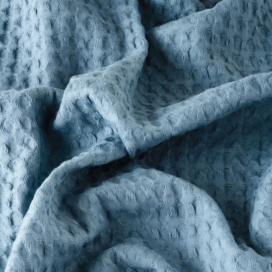 Kentia Landry 19 Prosop de Bucătărie din 100% Bumbac în Culoare Albastră 40x60cm Kentia Landry 19 Prosop de Bucătărie din 100% Bumbac în Culoare Albastră 40x60cm