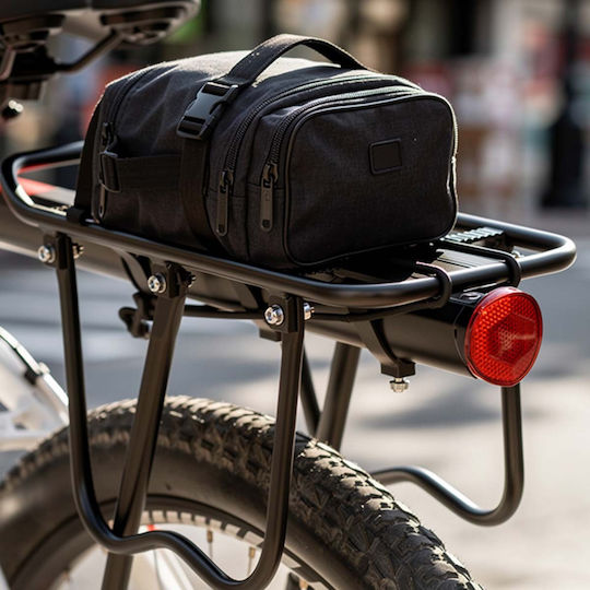 Avizar Aluminum Rear Bicycle Rack Maximum Load 50kg Black