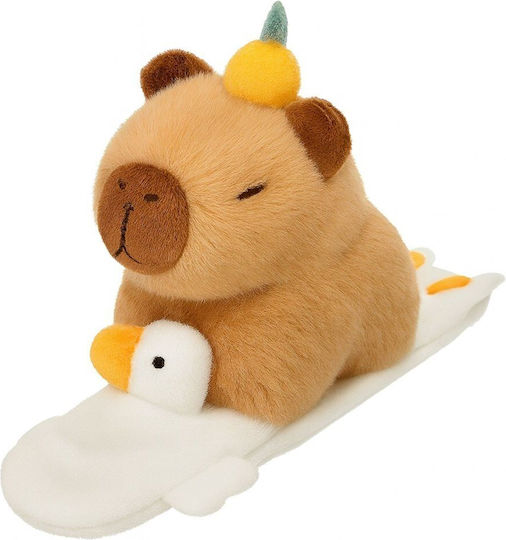 Lean Toys Jucărie de Plus Goose Cu Capybara
