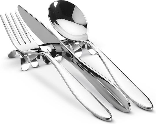 Alessi Βάση Μαχαιριών από Ανοξείδωτο Ατσάλι 2τμχ