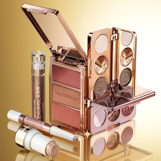 Morphe Cheek Thrills Paletă Multi-finish Pentru Față Fard Obraz Yacht Day