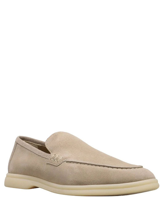 Kalogirou Men's Moccasins in Beige Beige Colour Adriano