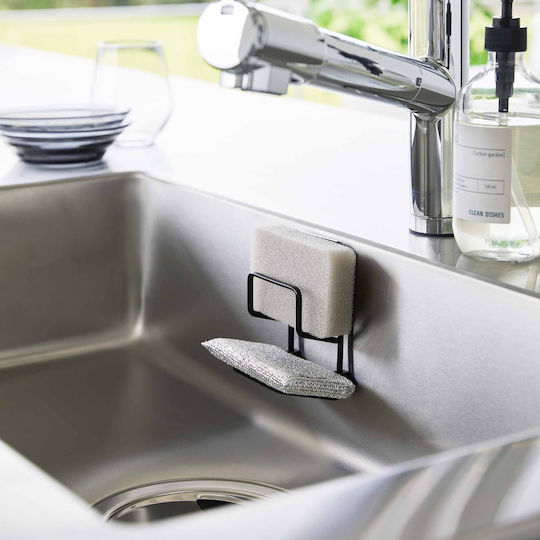 Yamazaki Yamazaki Kitchen Sink Organizer Sponge Holder Black 6x13cm