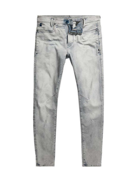D-staq 3d Men's Jeans Pants Elastic with Slim Fit Antic Faded