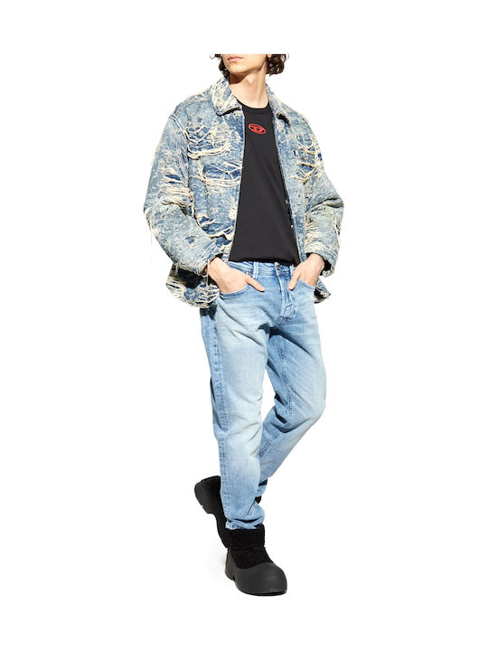 Men's Jeans Pants with Slim Fit Blue