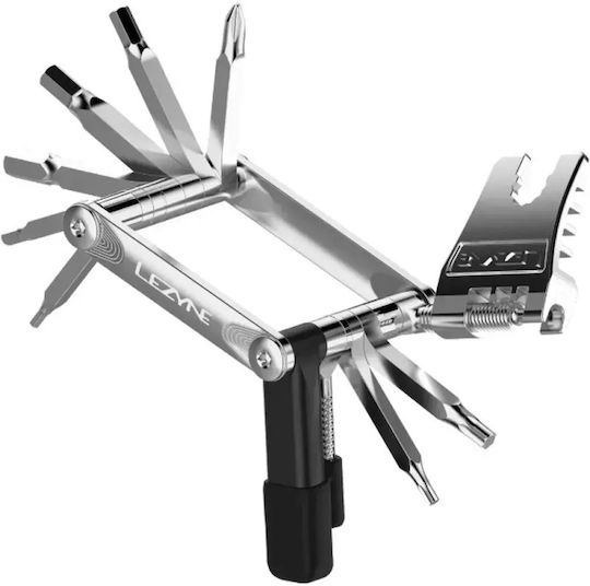 Lezyne Sv Pro 17 Мултифункционален Инструмент За Велосипед Сребърен