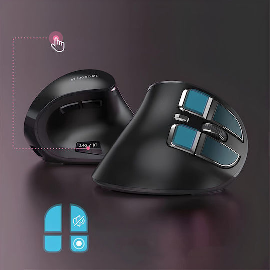 ZD1BM33QWS60 Mouse Vertical Bluetooth Ergonomic Wireless Negru