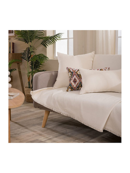 Teoran Bari 01 Ριχτάρι Πολυθρόνας Chenille 180x150εκ. Μπεζ