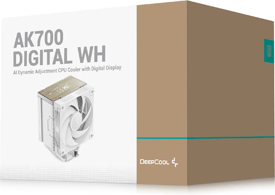 Deepcool AK700 Digital CPU Cooling Fan with ARGB for AM4/AM5/1200/115x/1700 Socket