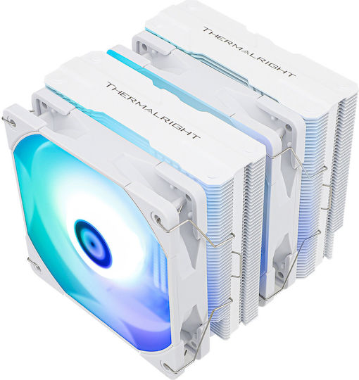 Thermalright Peerless Assassin 120 White ARGB (Second Edition) Ψύκτρα Επεξεργαστή Διπλού Ανεμιστήρα για Socket AM4/AM5/1200/115x/1700 Λευκή