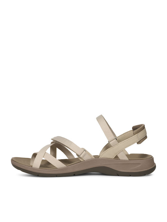 Tirra Women's Flat Sandals Sporty Beige