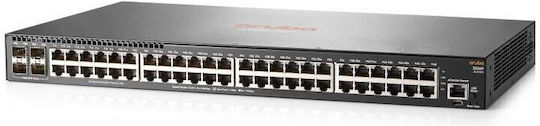 HP Aruba 2930F 48G 4SFP Gestionat L3 Switch cu 48 Porturi Gigabit (1Gbps) Ethernet și 4 Porturi SFP