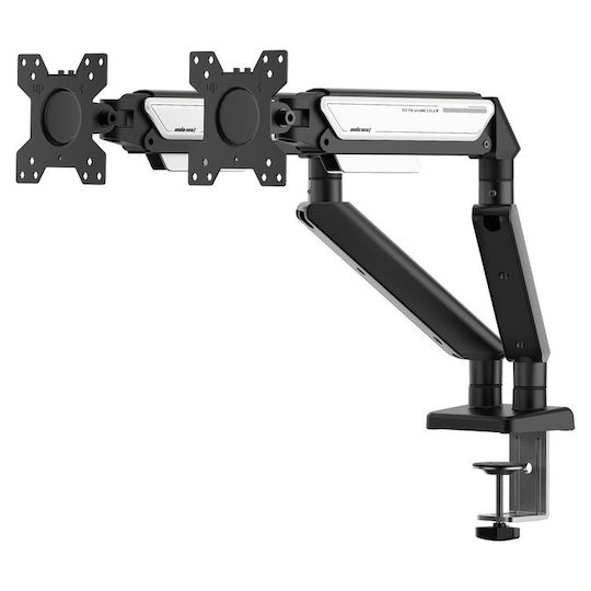Anda Seat A6D-2S Computer Monitor Ständer für 2 Bildschirme bis 32" mit Verlängerungsarm