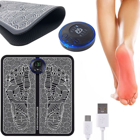 Massage Mat for Legs & Body Black