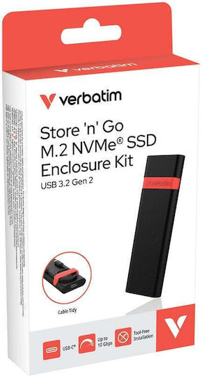 Verbatim Hard Drive Case for M.2 PCI Express with Type-C Connection