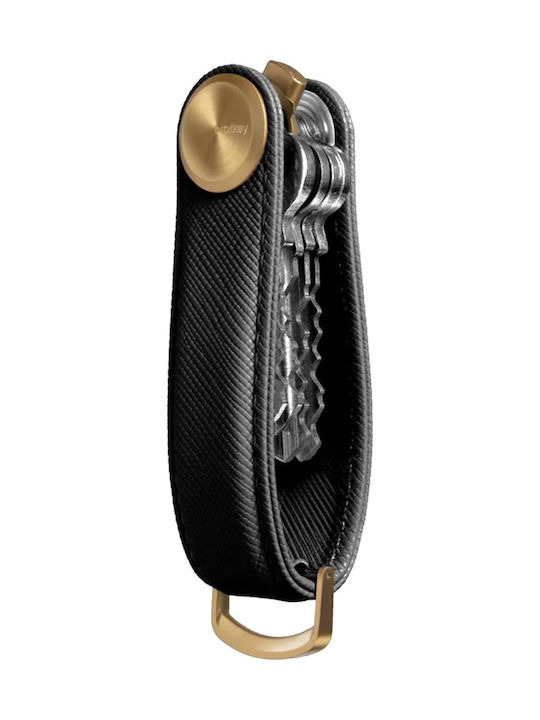 Leather Key Organizer Case Orbitkey Key Organiser Pro Saffiano Leather Liquorice Black Leather Key Organizer Case Orbitkey Key Organiser Pro Saffiano Leather Liquorice Black