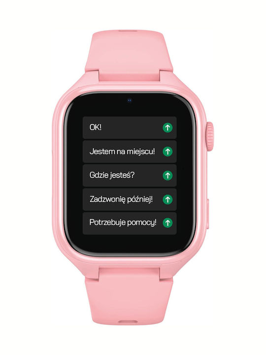 Junior Ceasuri Pentru Copii Smartwatch Cu GPS Și Cameră Roz