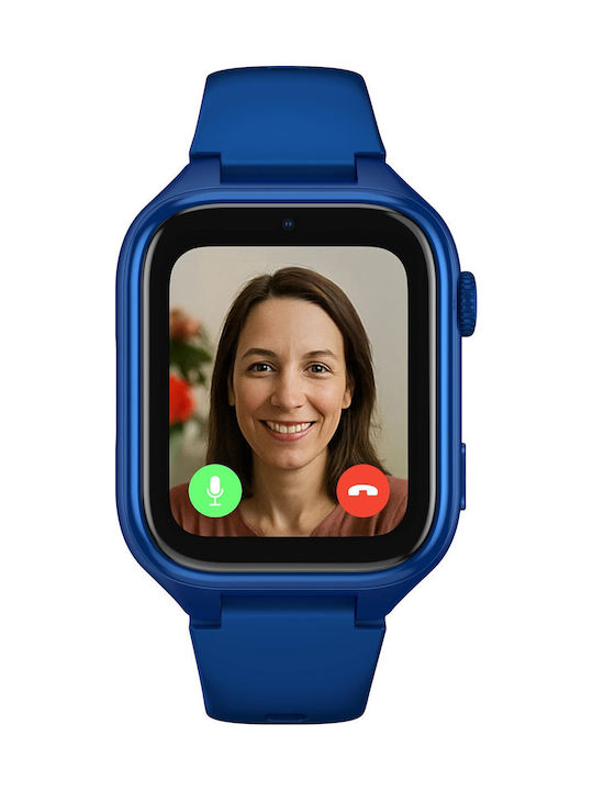 Junior Kids' Smartwatch 4G with GPS & Camera Blue