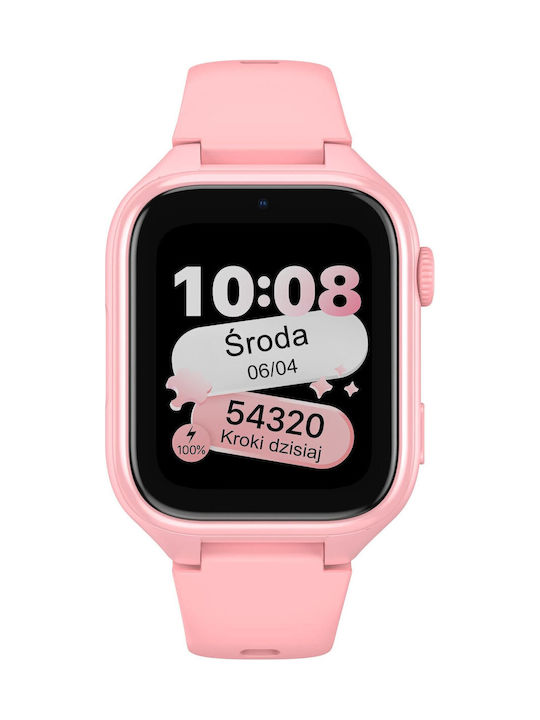 Junior Ceasuri Pentru Copii Smartwatch Cu GPS Și Cameră Roz