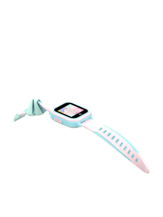 Bemi Παιδικό Smartwatch 4G με GPS & Κάμερα Ροζ