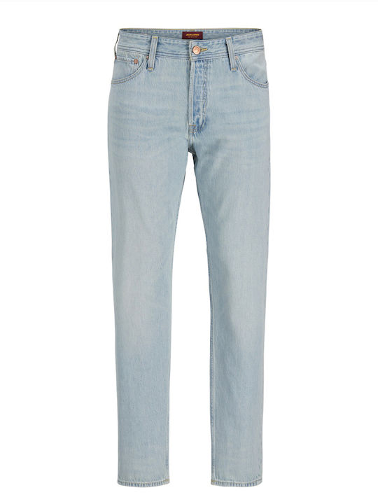 Frank Ανδρικό Παντελόνι Τζιν με Loose Tapered Εφαρμογή Blue Denim