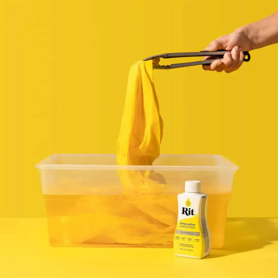 Rit Dye Liquid All-purpose Βαφή Υφασμάτων – Lemon Yellow 236ml