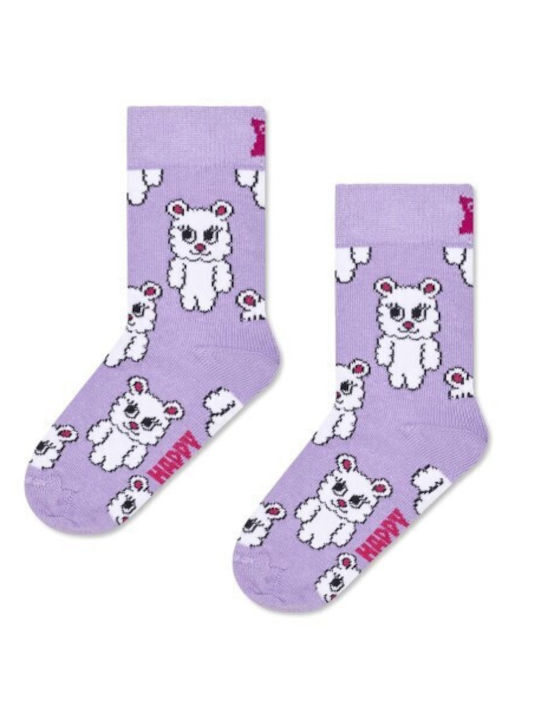 Happy Socks Παιδικές Κάλτσες Happy Socks Μωβ