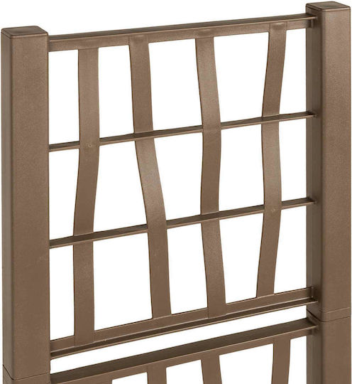 vidaXL Kunststoff Blumentopf Braune 36x36x140cm