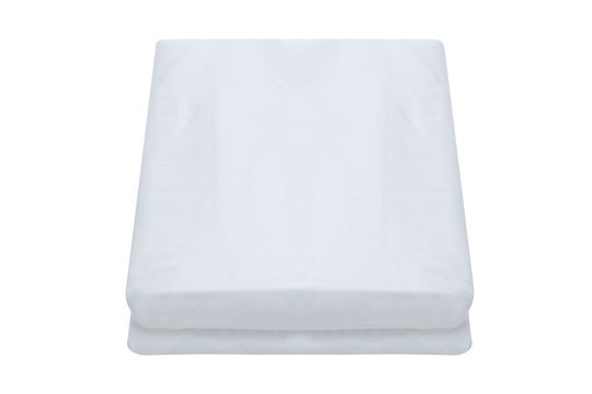 Waterproof Baby Crib Mattress Protector White Cotton Antibacterial with Elastic Straps 70x140x22cm