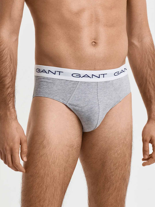 Gant Slip 3-Pack Light Grey Melange