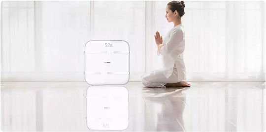 Jumper Medical Smart Cântar de Baie 200kg cu Bluetooth Alb 1356335