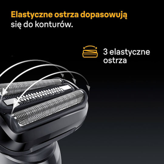 Braun 2087841 Ξυριστική Μηχανή Προσώπου Επαναφορτιζόμενη