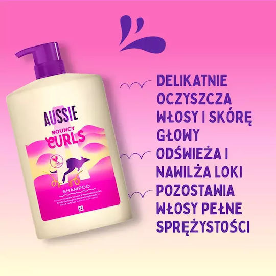 Aussie Sampon Intensiv Hidratant Pentru Bucle Elastice Par Creț Ondulat 1000 Ml
