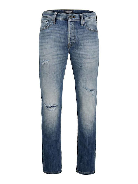 Herren Jeanshose mit Regulär Tapered Anwendung Blau